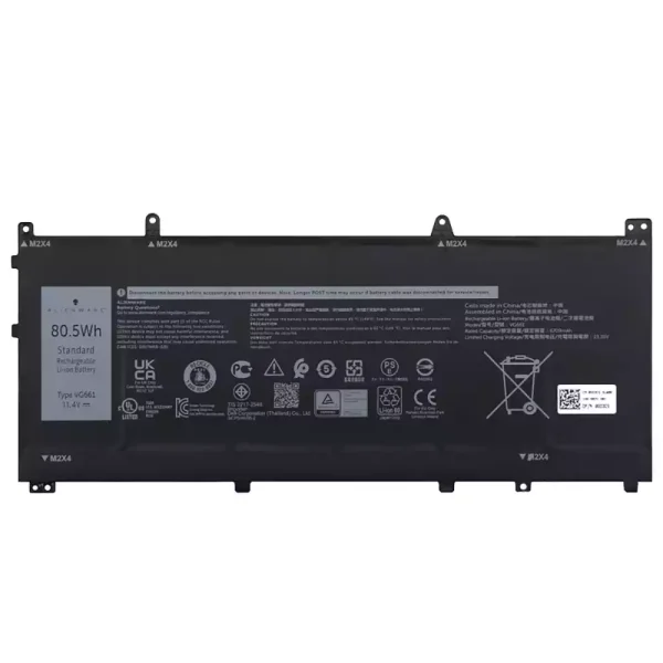 Batterie pour ordinateur portable DELL VG661 V4N84,DELL Alienware x14 R1 R2