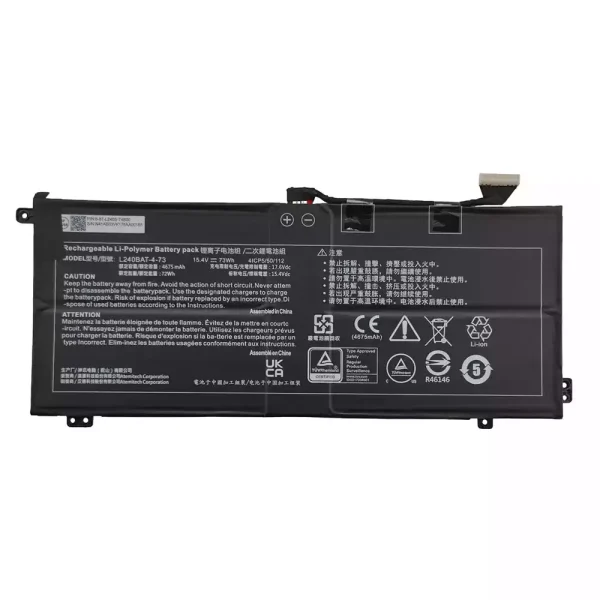 Batterie pour ordinateur portable L240BAT-4-73