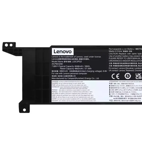 Batterie pour ordinateur portable LENOVO L22M2PG2 L22B2PG2 L22C2PG2 L22D2PG2 – Image 3