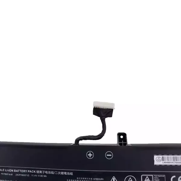 Batterie pour ordinateur portable PD70BAT-6 PD70BAT-6-80 – Image 3