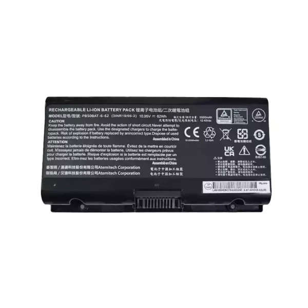 Batterie pour ordinateur portable PB50BAT-6-62
