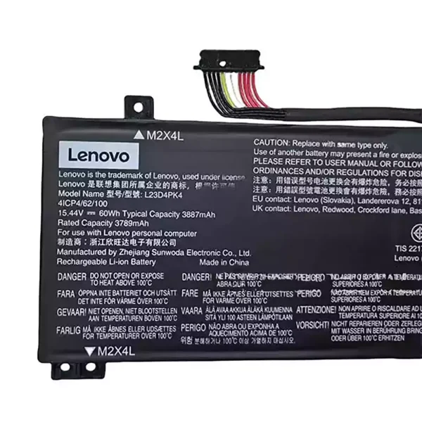 Batterie pour ordinateur portable LENOVO L23C4PK4 L23M4PK4 L23D4PK4 – Image 3