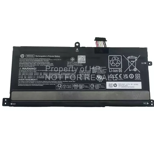 Batterie pour ordinateur portable HP WE03XL TPN-IB0X N42575-005 N42388-1E1