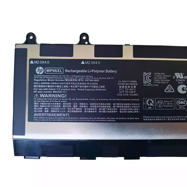 Batterie pour ordinateur portable HP WP06XL – Image 3