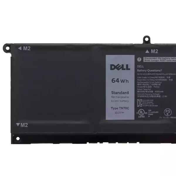 Batterie pour ordinateur portable DELL TN70C – Image 3