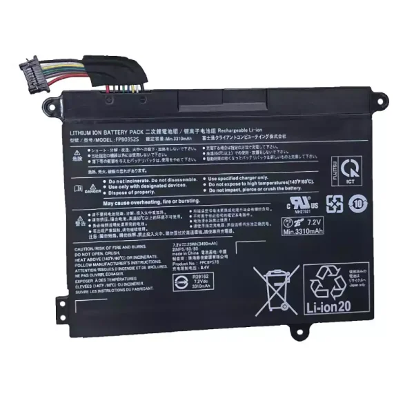 Batterie pour ordinateur portable Fujitsu FPB0352S FPCBP578
