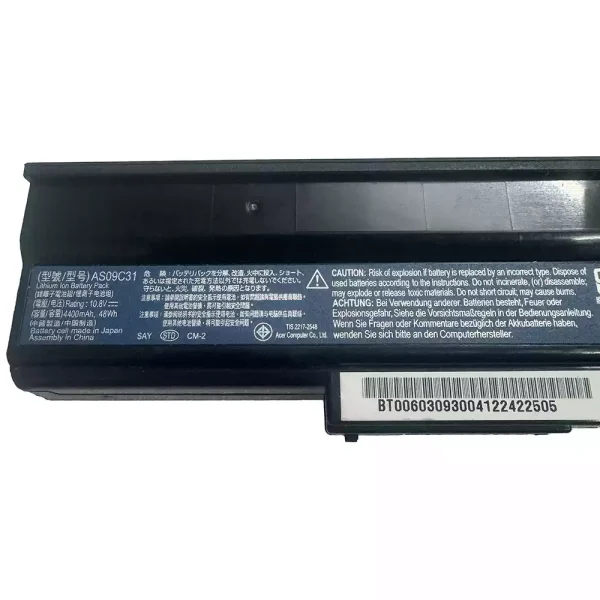 Batterie pour ordinateur portable ACER AS09C71 AS09C75 AS09C31 – Image 2