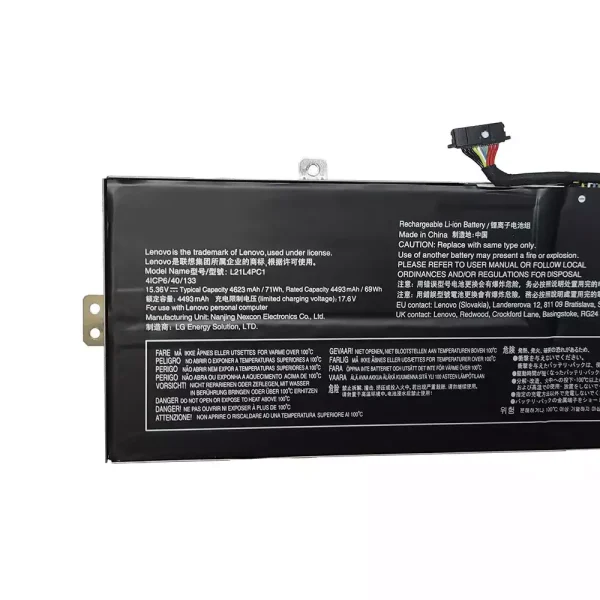 Batterie pour ordinateur portable Lenovo L21M4PC4 L21L4PC1 – Image 3