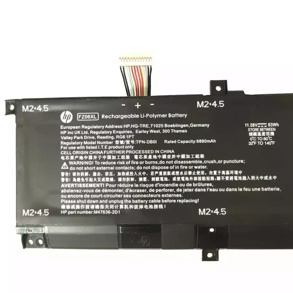 Batterie pour ordinateur portable HP FZ06XL – Image 3