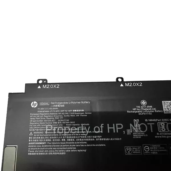 Batterie pour ordinateur portable HP ED03XL – Image 2