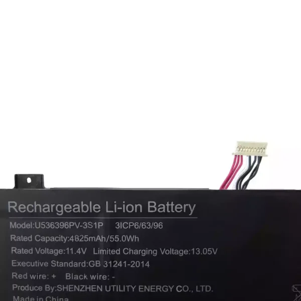 Batterie pour ordinateur portable U536396PV-3S1P – Image 2