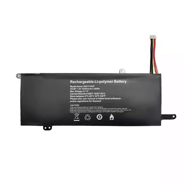 Batterie pour ordinateur portable F152G-ZC-5095-4125 WTL-5883190P-2S 5883190P