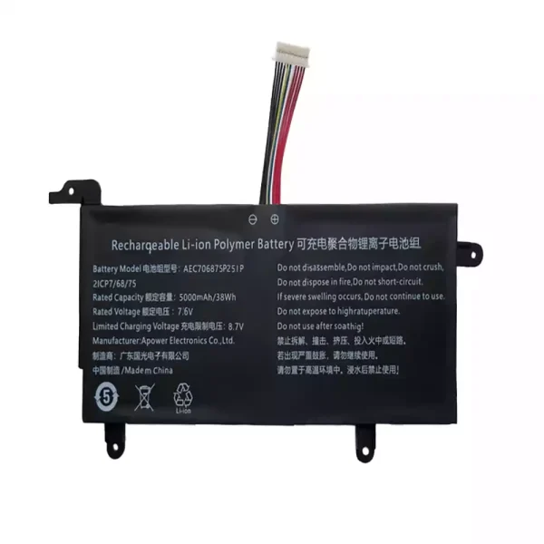 Batterie pour ordinateur portable AEC706875-2S1P