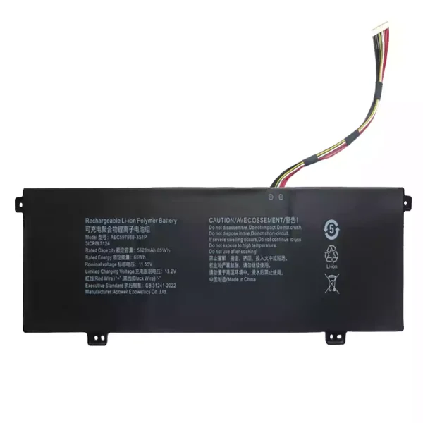 Batterie pour ordinateur portable AEC597988-3S1P