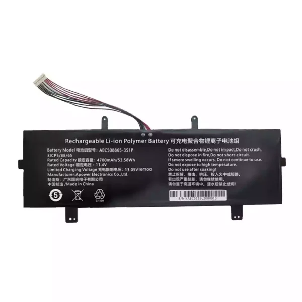 Batterie pour ordinateur portable AEC508865-3S1P – Image 2