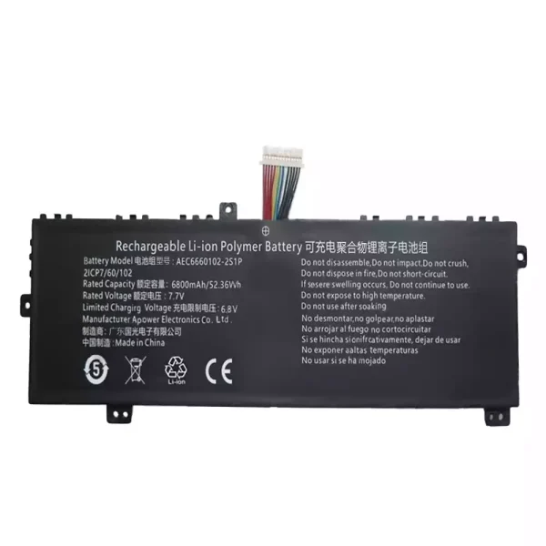 Batterie pour ordinateur portable AEC6660102-2S1P – Image 3