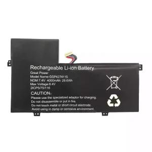 Batterie pour ordinateur portable GSP4274115