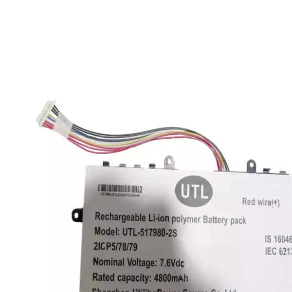 Batterie pour ordinateur portable UTL-517980-2S – Image 3