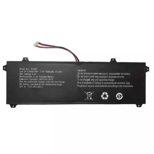 Batterie pour ordinateur portable K156P,YJ4090149P