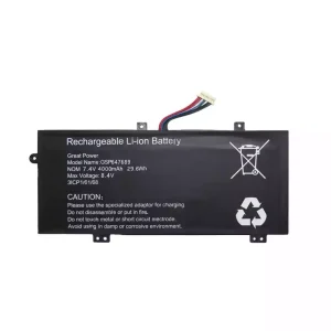 Batterie pour ordinateur portable GSP647689