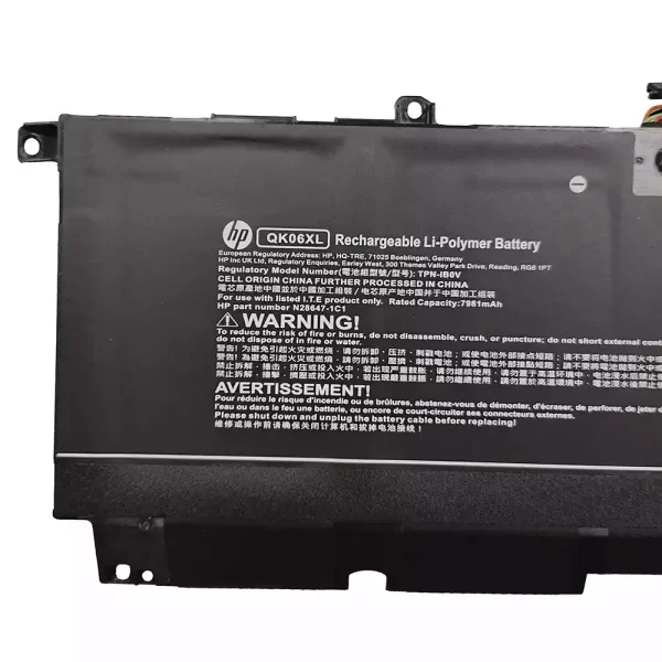 Batterie pour ordinateur portable HP QK06XL – Image 3