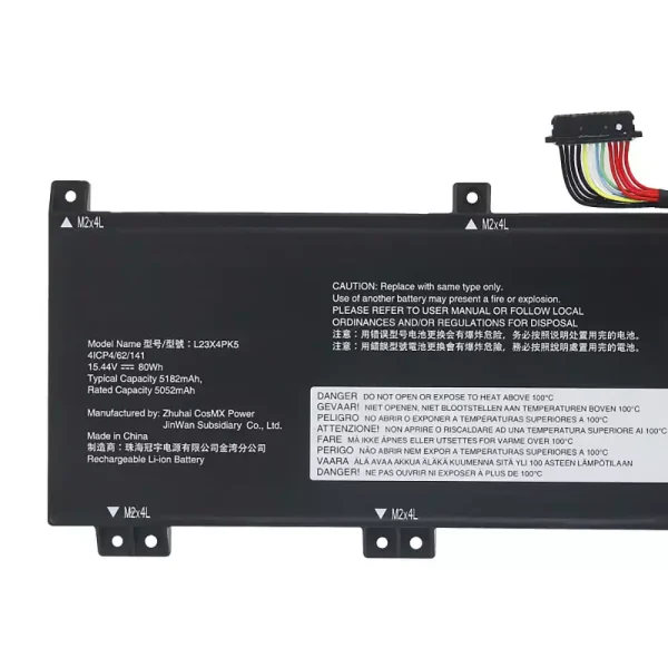 Batterie pour ordinateur portable LENOVO L23M4PK5 L23B4PK5 L23X4PK5 L23C4PK5 L23D4PK5 – Image 3