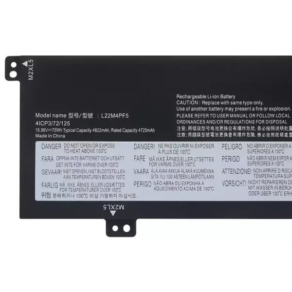 Batterie pour ordinateur portable LENOVO L22D4PF5 L22C4PF5 L22X4PF5 L22B4PF5 L22M4PF5 – Image 3