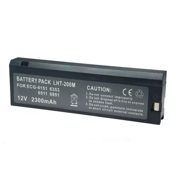 Batterie de remplacement pour NIHON KOHDEN ECG-6851K,ECG-6151,ECG-6353,ECG-6511,ECG-6551,ECG-6951,ECG-9120
