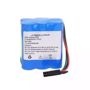 Batterie de remplacement pour Oxylog 2000 P-100AASJ/A1 F2x3 8411599