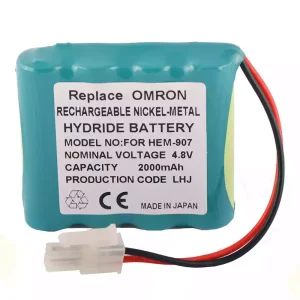 Batterie de remplacement pour Omron HEM-907,HEM-907XL,48H907N-AU