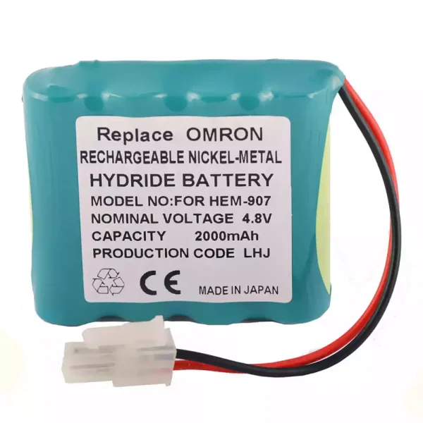 Batterie de remplacement pour Omron HEM-907,HEM-907XL,48H907N-AU