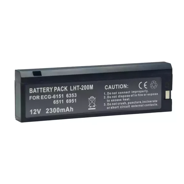Batterie de remplacement pour NIHON KOHDEN ECG-6000,ECG-6511ECG-6151 ECG-6353,ECG-6551,ECG-6951,OEC-8110,ECG-8810P OEC-8110T,CARDIO FAX