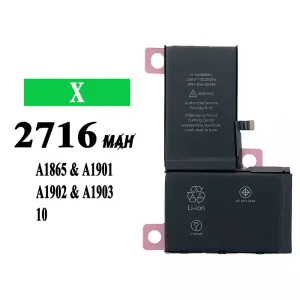 Batterie 616-00346 pour iPhone X A1865/A1901/A1902/A1903