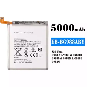 Batterie EB-BG988ABY pour Samsung S20 Ultra
