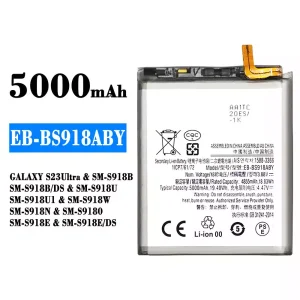 Batterie EB-BS918ABY pour Samsung GALAXY S23 Ultra