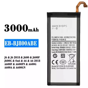 Batterie EB-BJ800ABE pour Samsung J6/J6 2018/A6/A6 2018