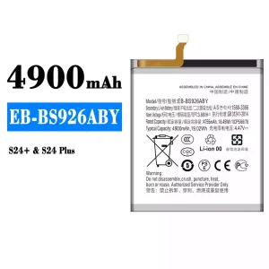 Batterie EB-BS926ABY pour Samsung S24+/S24 Plus