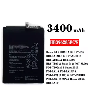 Batterie HB396285ECW pour HUAWEI Honor 10 / Enjoy 9s / Honor 20 lite