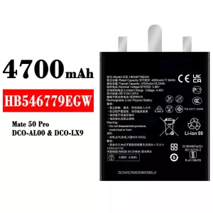 Batterie HB546779EGW pour HUAWEI Mate 50 Pro