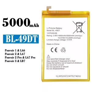 Batterie BL-49DT pour Tecno Pouvoir 1 / Pouvoir 2 / Pouvoir 2 Pro / Pouvoir 3