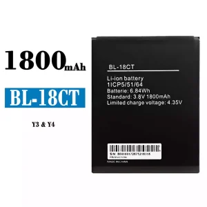 Batterie BL-18CT pour Tecno Y3 / Y4