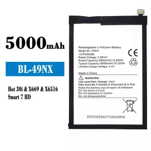 Batterie BL-49NX pour Infinix Hot 30i / Smart 7 HD