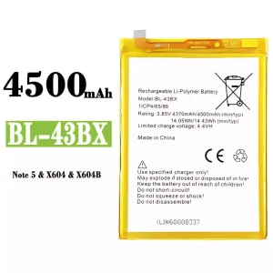 Batterie BL-43BX pour Infinix Note 5