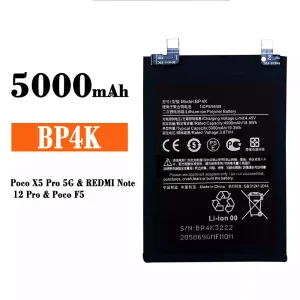 Batterie BP4K pour Xiaomi Poco X5 Pro 5G / REDMI Note 12 Pro / Poco F5