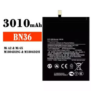 Batterie BN36 pour Xiaomi Mi A2 / Mi 6X