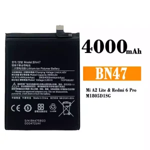Batterie BN47 pour Xiaomi Mi A2 Lite / Redmi 6 Pro