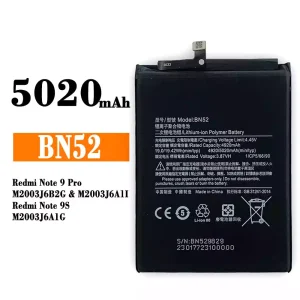 Batterie BN52 pour Xiaomi Redmi Note 9 Pro / Redmi Note 9S
