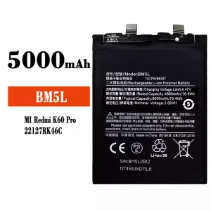 Batterie BM5L pour Xiaomi Redmi K60 Pro