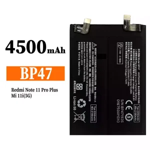 Batterie BP47 pour Xiaomi Redmi Note 11 Pro Plus / Mi 11i