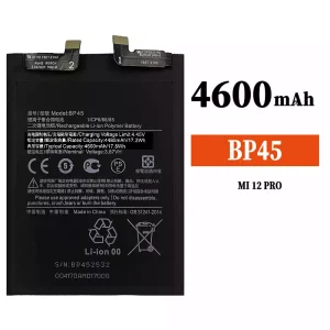 Batterie BP45 pour Xiaomi MI 12 Pro